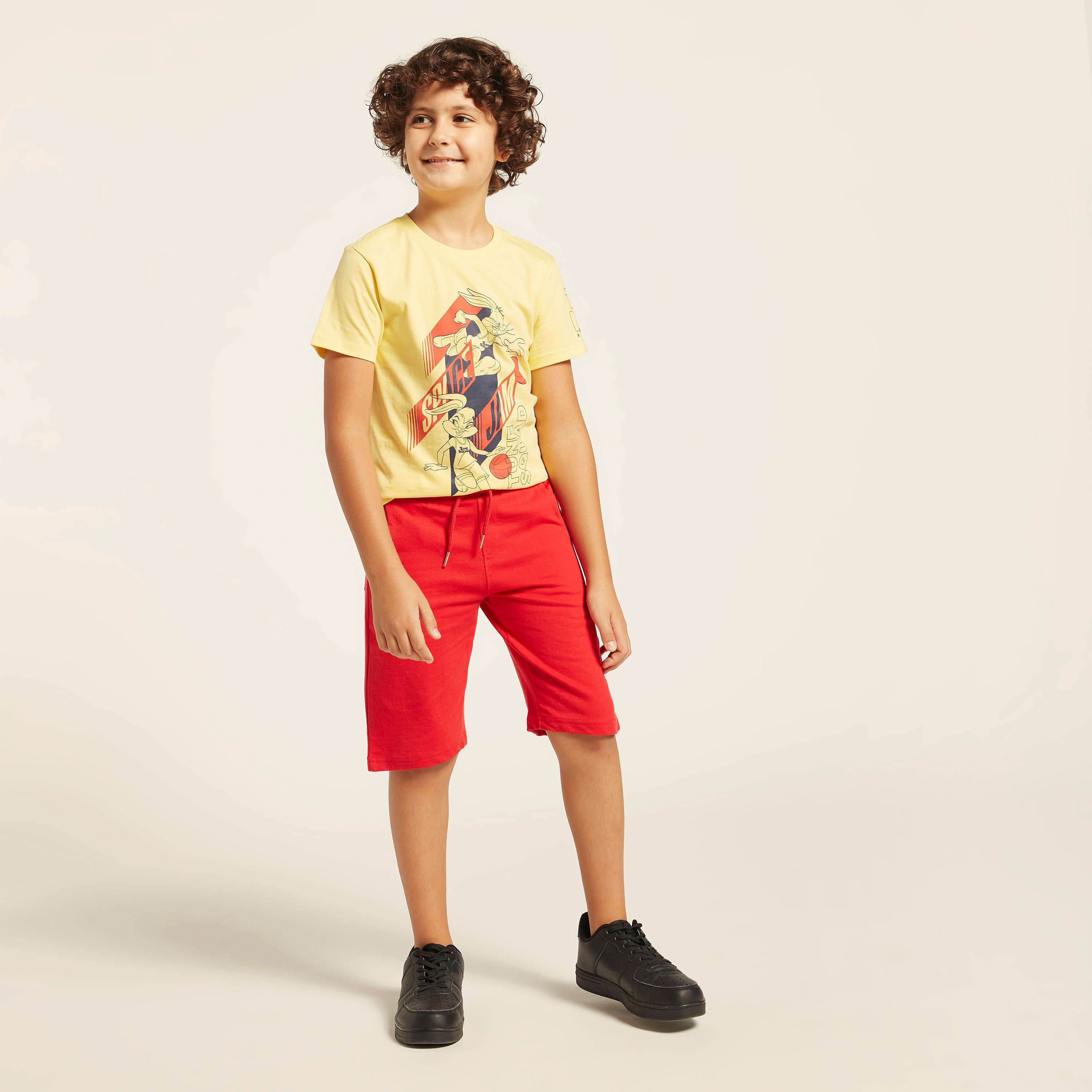 Boys sales drawstring shorts