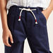 Juniors Solid Pants with Pocket Detail and Contrasting Hem-Shorts-thumbnail-1