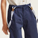 Juniors Solid Shorts with Suspenders and Pockets-Shorts-thumbnail-1