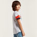Juniors Round Neck Printed T-shirt with Short Sleeves-T Shirts-thumbnail-3