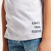 Juniors Round Neck Printed T-shirt with Short Sleeves-T Shirts-thumbnail-4