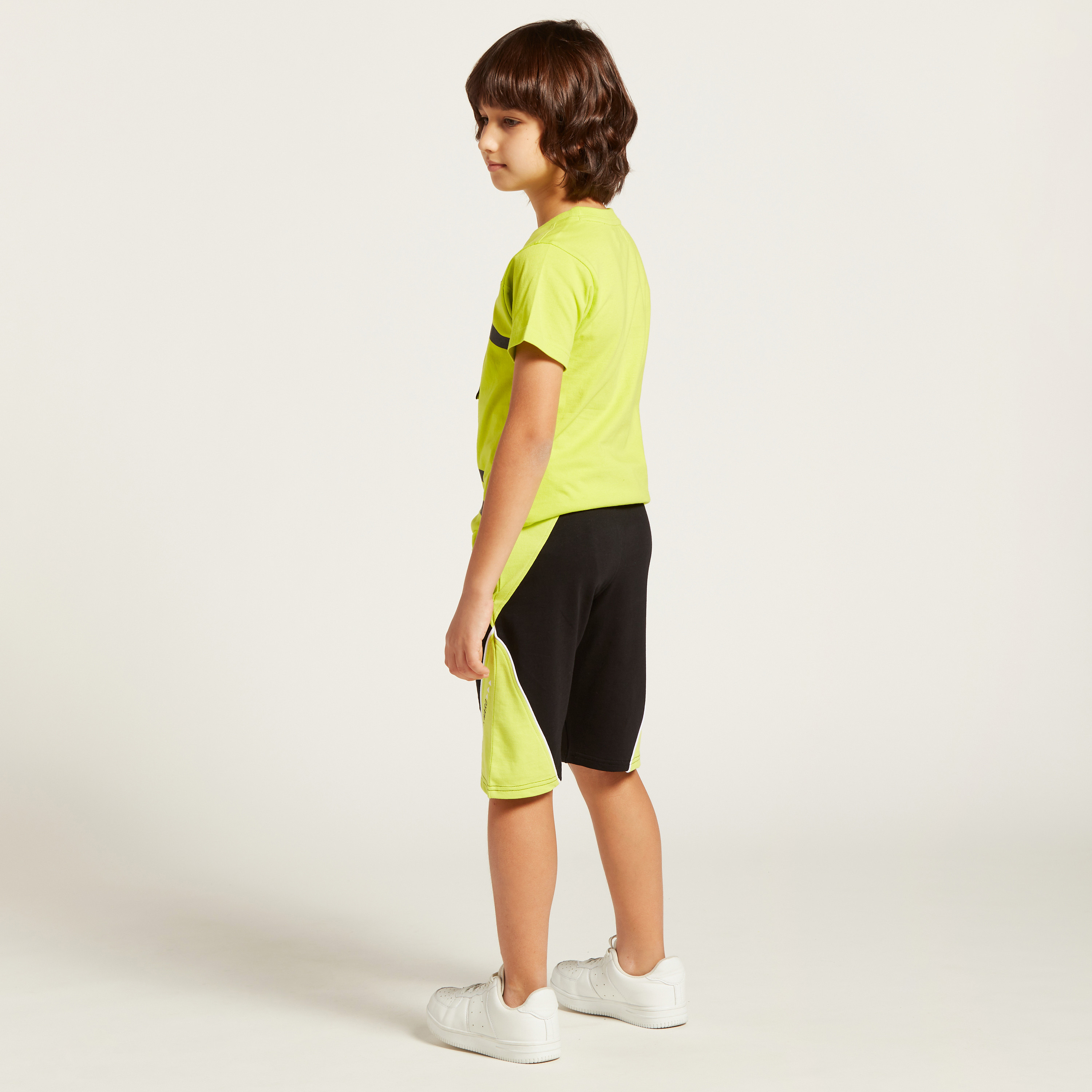 Juniors Printed Shorts with Drawstring Closure and Pockets-boys-clothing-bottoms-shorts-image-4