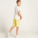 Striped T-shirt with Crew Neck and Short Sleeves-T Shirts-thumbnail-3