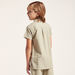 Eligo Solid Shirt with Mandarin Collar and Short Sleeves-Shirts-thumbnail-3