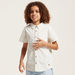 Printed Shirt with Short Sleeves and Concealed Pocket-Shirts-thumbnail-2