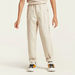 Eligo Solid Pants with Pockets and Elasticated Waistband-Pants-thumbnail-1