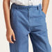 Full Length Solid Pants with Pocket Detail and Belt Loops-Pants-thumbnail-2