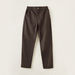 Solid Pants with Semi-Elasticated Waistband and Pockets-Pants-thumbnail-0