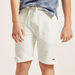 All-Over Print Henley Neck T-shirt with Solid Shorts Set-Clothes Sets-thumbnail-3