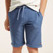 Textured Polo T-shirt with Solid Shorts Set-Clothes Sets-thumbnail-3
