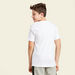 Bossini Printed Round Neck T-shirt with Short Sleeves-T Shirts-thumbnail-3