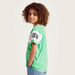 Bossini Slogan Print T-shirt with Short Sleeves and Round Neck-T Shirts-thumbnail-3
