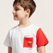 Bossini Pocket Detail T-shirt with Short Sleeves and Round Neck-T Shirts-thumbnail-2