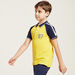 Bossini Colourblocked Polo T-shirt with Short Sleeves-T Shirts-thumbnail-2