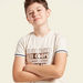Lee Cooper Foil Print T-shirt with Crew Neck and Short Sleeves-T Shirts-thumbnail-2