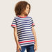 Lee Cooper Striped T-shirt with Short Sleeves-T Shirts-thumbnail-1