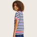Lee Cooper Striped T-shirt with Short Sleeves-T Shirts-thumbnail-3