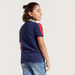 Lee Cooper Print Polo T-shirt with Short Sleeves-T Shirts-thumbnail-3