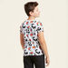Disney Mickey Mouse Print T-shirt with Short Sleeves-T Shirts-thumbnail-3