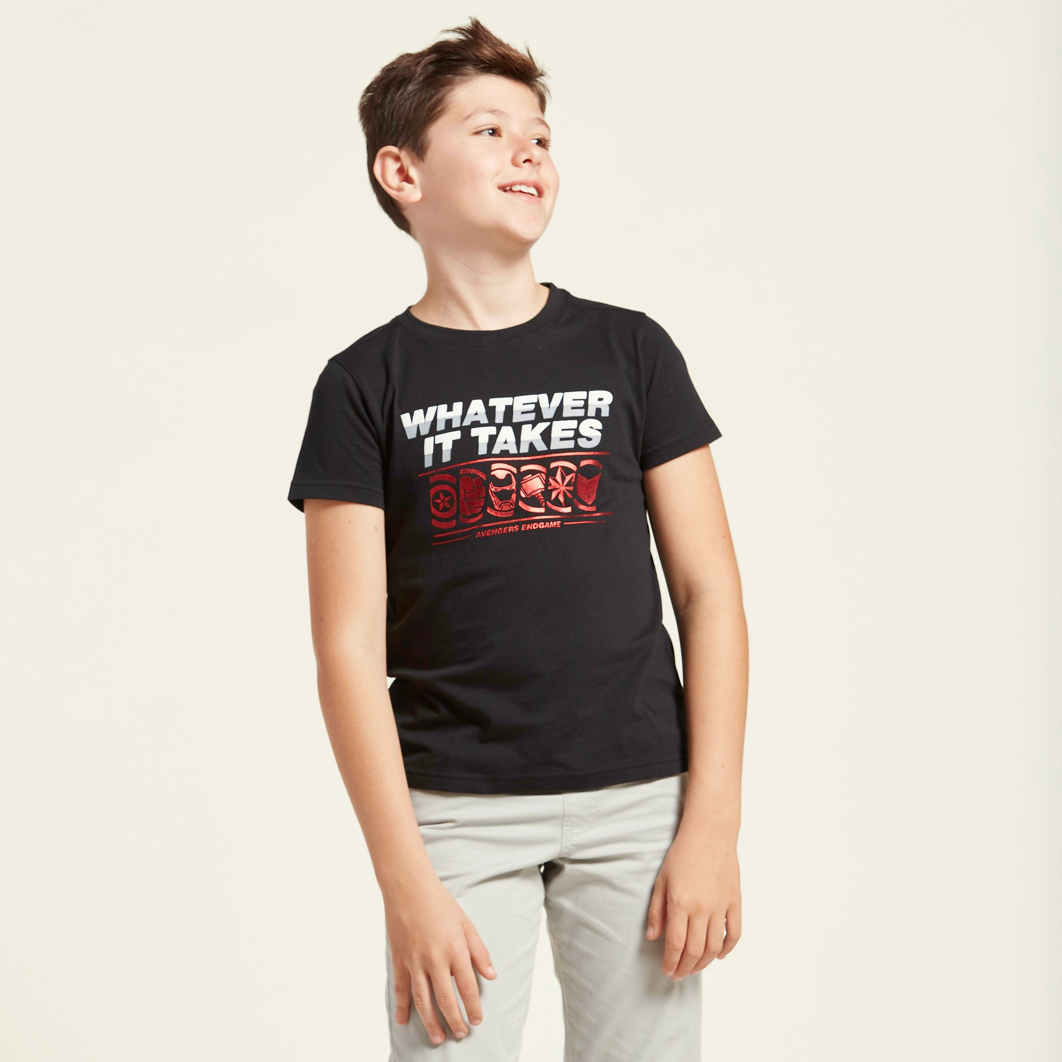 Juniors Printed T-shirt with Short Sleeves-boys-clothing-tshirtsandpolos-image-1