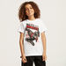 Spider-Man Graphic Print T-shirt with Crew Neck and Short Sleeves-T Shirts-thumbnail-1