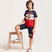 Nike Printed Round Neck T-shirt and Shorts Set-Clothes Sets-thumbnail-0