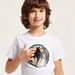 Batman Sequin Detail T-shirt with Round Neck and Short Sleeves-T Shirts-thumbnail-1