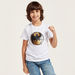 Batman Sequin Detail T-shirt with Round Neck and Short Sleeves-T Shirts-thumbnail-2
