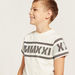 Iconic Graphic Print T-shirt with Crew Neck and Short Sleeves-T Shirts-thumbnail-2