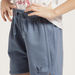 Juniors Solid Shorts with Drawstring Closure-Shorts-thumbnail-2