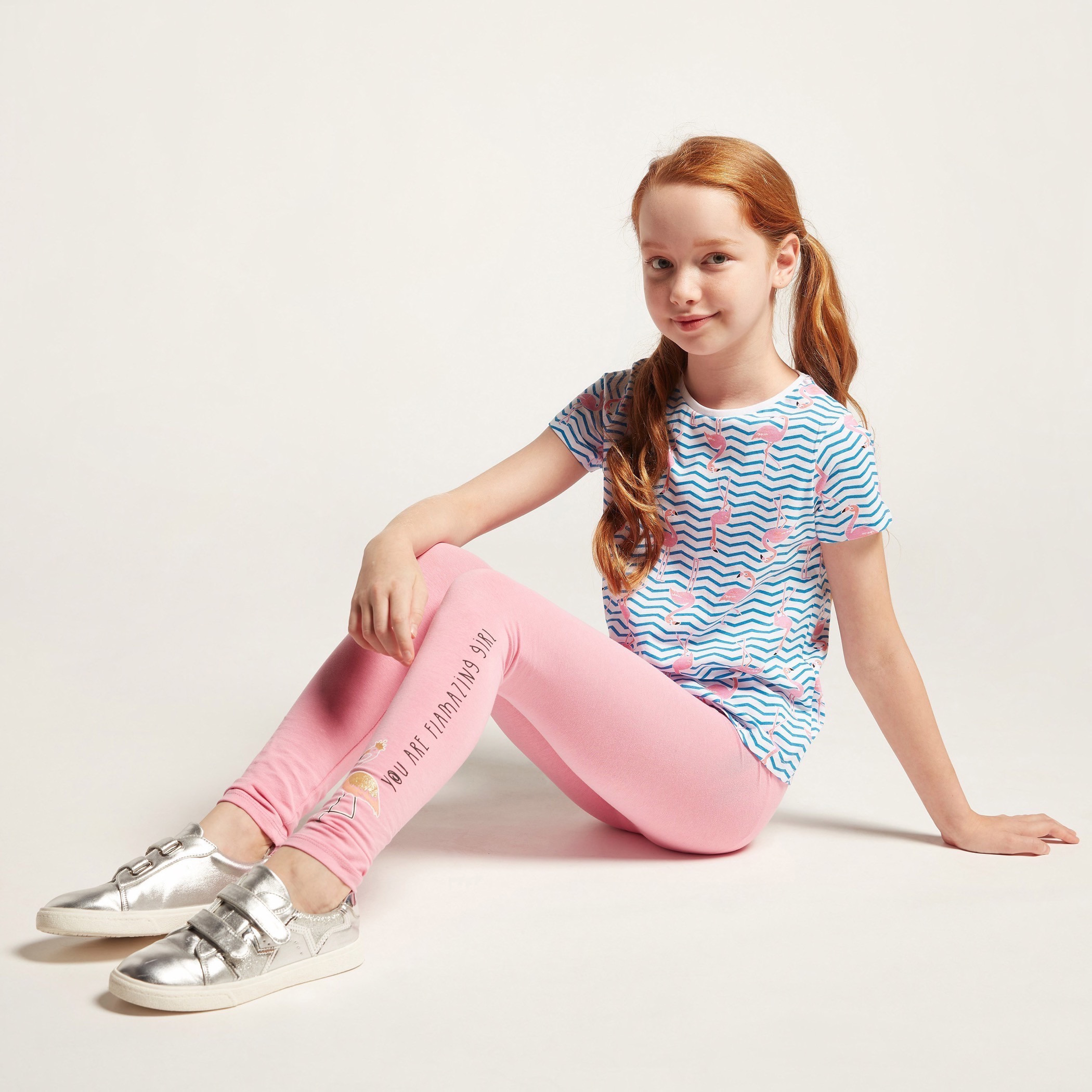 Shop Juniors Typographic Print Leggings 