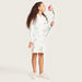 Juniors All-Over Heart Print Dress with Polo Neck and Long Sleeves-Dresses%2C Gowns and Frocks-thumbnail-0
