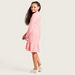 Juniors Solid Polo Dress with Collar and Short Sleeves-Dresses%2C Gowns and Frocks-thumbnail-3