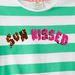 Juniors Striped T-shirt with Round Neck and Sequin Detail-T Shirts-thumbnail-2