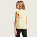 Juniors Embellished Sleeveless T-shirt with Ruffle and Knot Detail-T Shirts-thumbnail-3