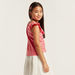 Juniors Printed Sleeveless Top with Knot Detail-Blouses-thumbnail-3
