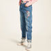 Juniors Sequin Embellished Denim Jeans with Button Closure-Jeans and Jeggings-thumbnail-1