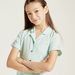 Juniors Solid Playsuit with Collar and Short Sleeves-Rompers%2C Dungarees and Jumpsuits-thumbnail-2