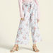 Juniors All-Over Floral Print Palazzo with Paperbag Waist and Tie-Ups-Pants-thumbnail-2