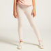 Juniors Solid Leggings with Lace Detail and Elasticised Waistband-Leggings-thumbnail-1