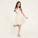 Juniors Embroidered Sleeveless Dress with Round Neck-Dresses%2C Gowns and Frocks-thumbnail-0