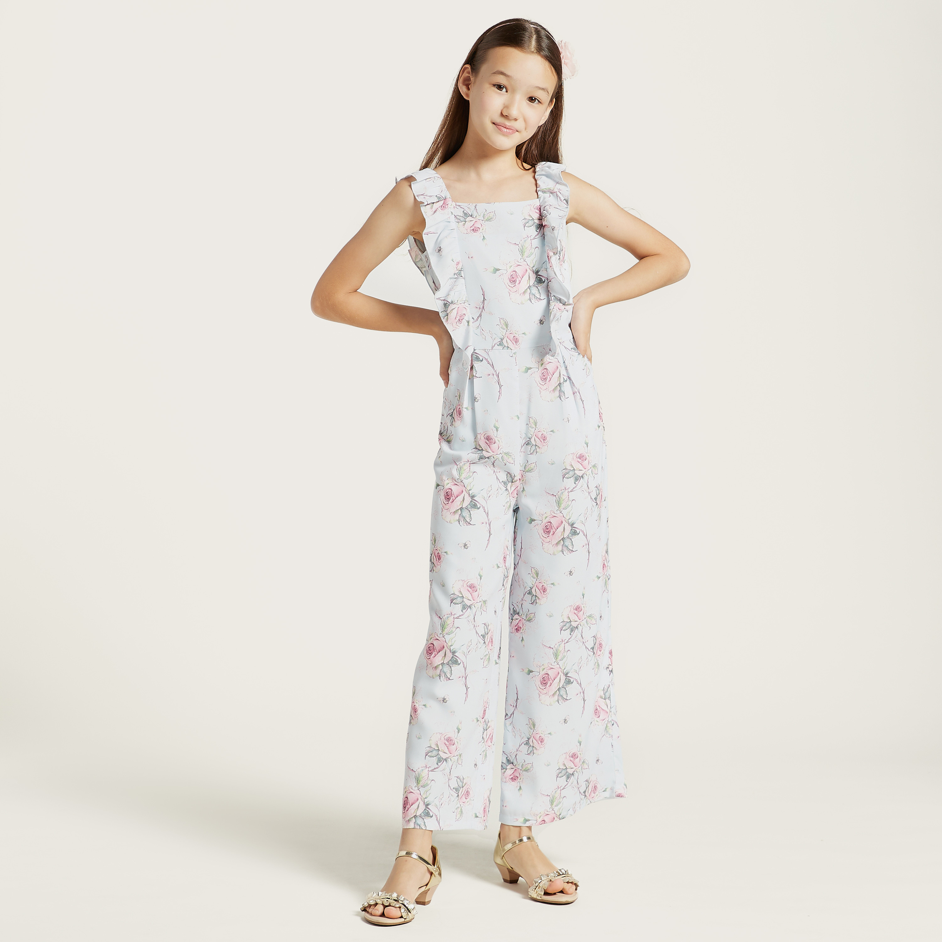 Womens Rompers & Jumpsuits | Emory Park Anna Romper Green Floral • Great  Zambezi
