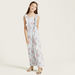 Juniors Floral Print Jumpsuit with Ruffle Detail and Zip Closure-Rompers%2C Dungarees and Jumpsuits-thumbnail-1