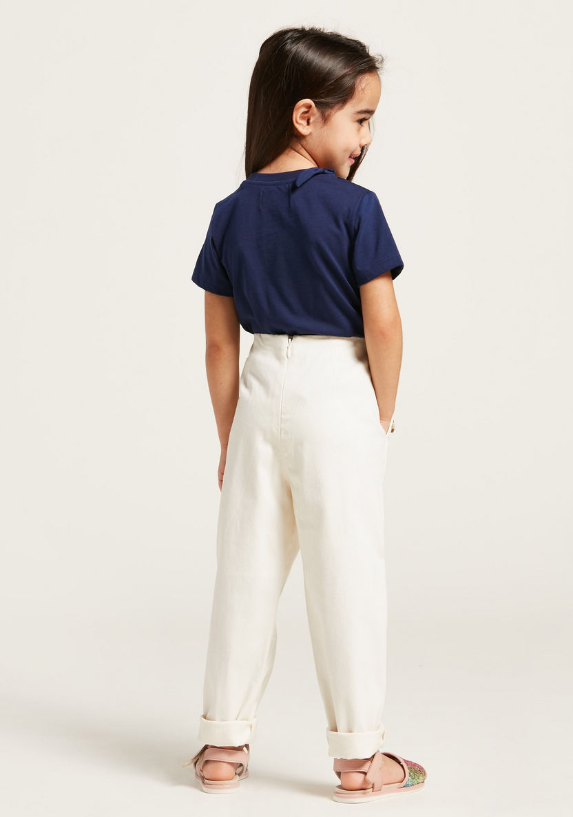 Solid Tailored Pants with Pocket Detail and Zip Closure-Pants-image-3