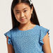 All-Over Spots Print Skater Dress with Short Sleeves-Dresses%2C Gowns and Frocks-thumbnail-2