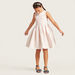 Eligo Jacquard Print Sleeveless Dress-Dresses%2C Gowns and Frocks-thumbnail-2