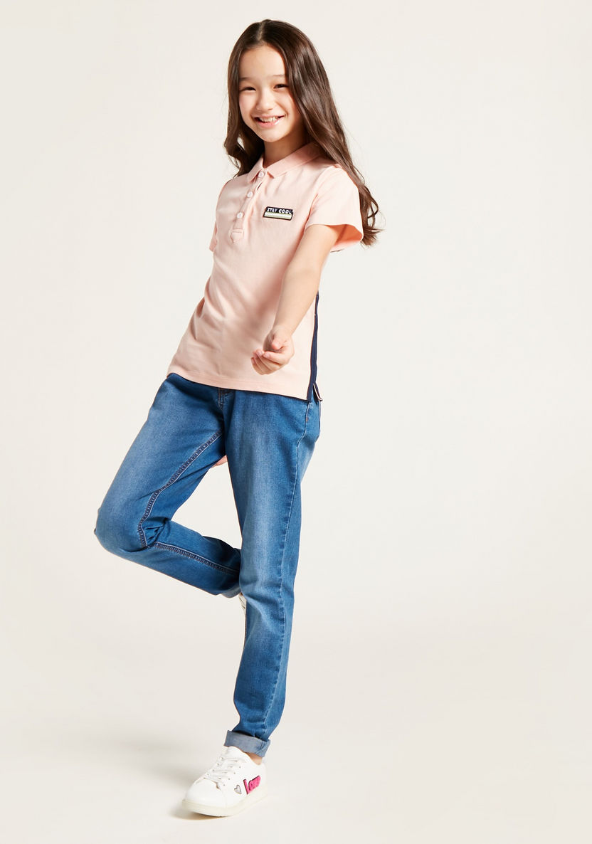 Bossini Polo T-shirt with Short Sleeves-T Shirts-image-1
