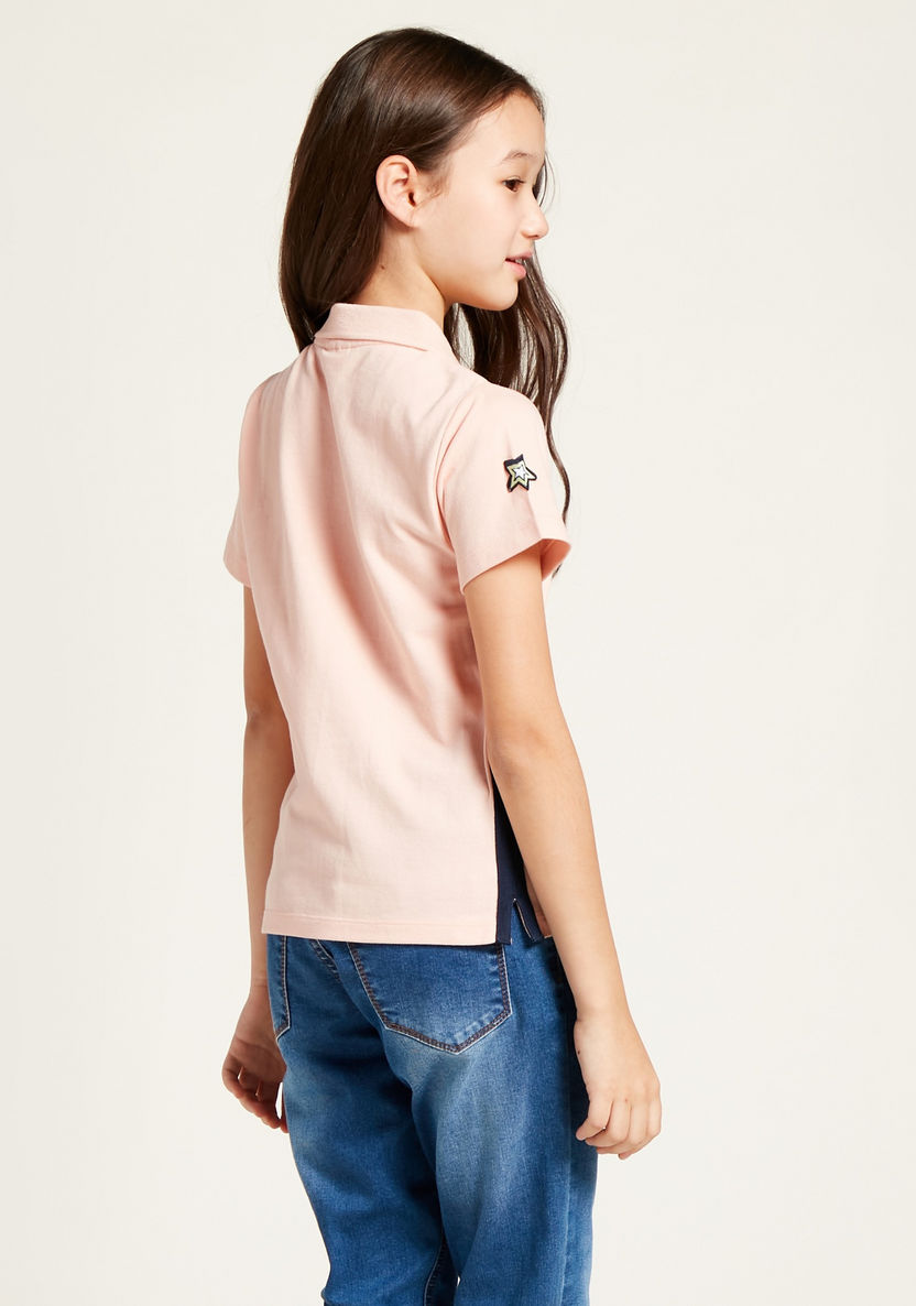 Bossini Polo T-shirt with Short Sleeves-T Shirts-image-3
