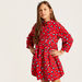 Lee Cooper All-Over Animal Print Shirt Dress with Long Sleeves-Dresses%2C Gowns and Frocks-thumbnail-2