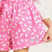 Barbie Print Shorts with Elasticated Paperbag Waist-Shorts-thumbnail-2